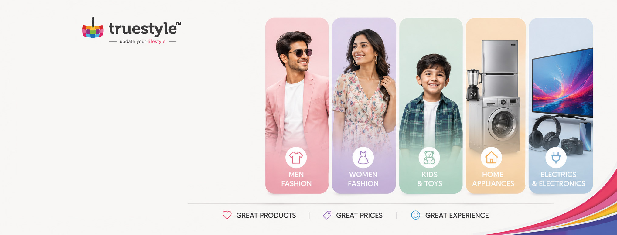 Fashion, Home Decor, and Electronics